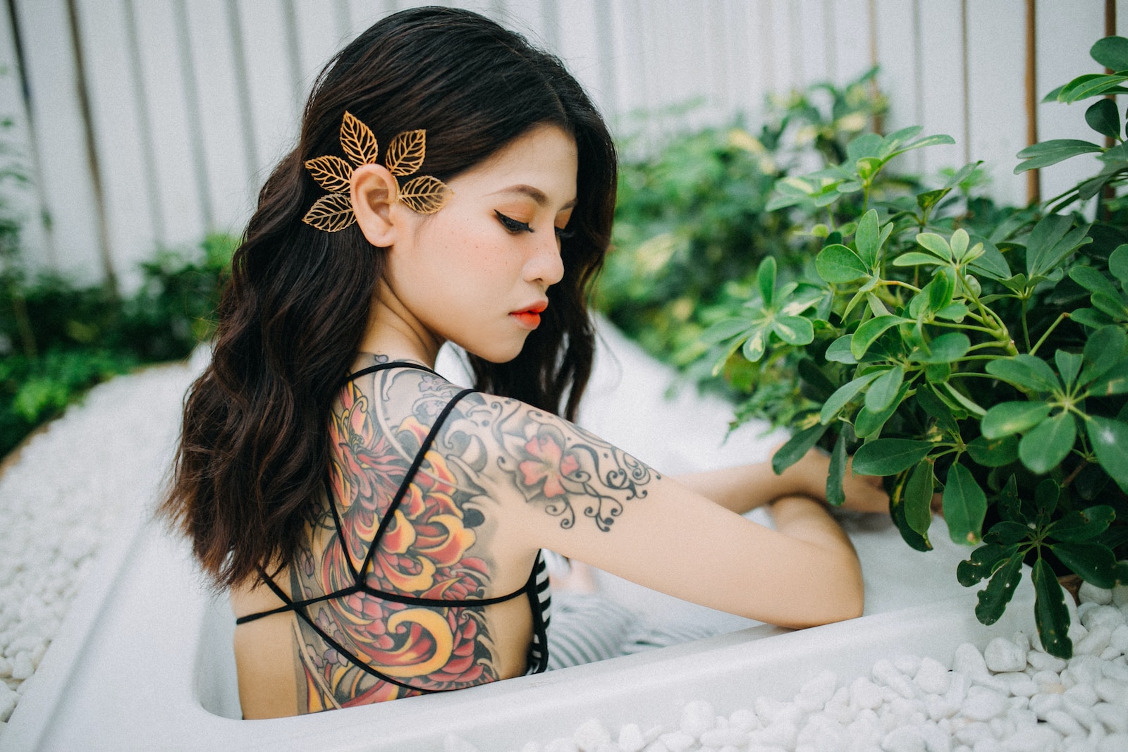 piękny tatułaż pielęgnacja