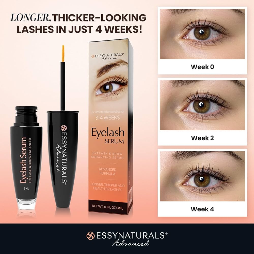 serum stymuluje naturalny wzrost długich rzęs